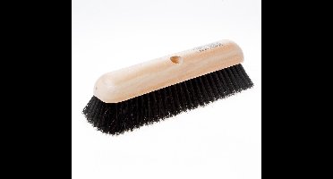 Zaalveger zwart zacht 29cm