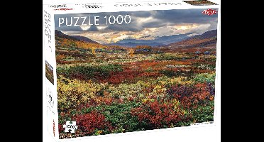 Tactic Indian Summer in Norrbotten – Puzzel – 1000 stukjes – Scandinavische Herfstnatuur – Strak en Rustgevend Ontwerp – Hoogwaardige Scandinavische Kwaliteit
