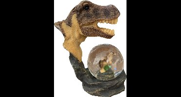 PIA Soft Toys - Dinosaurus T-rex - waterbal - 45 mm - Snowglobe