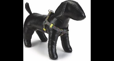 Beeztees nylon borsttuig spira lichtgroen 46-75 cm x 20 mm