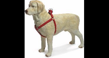 Beeztees - Hondentuig - Mac Leather - Rood - 60-100 cm