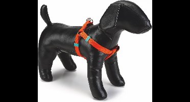 Beeztees nylon borsttuig Uni oranje 46 - 75 cm x 20 mm