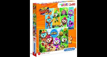 Clementoni Legpuzzel Top Wing 27 X 19 Cm 60 Stukjes 2 Stuks