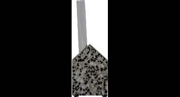 Housevitamin glazen reageerbuis vaas uit terrazzo huis - 16x8 cm
