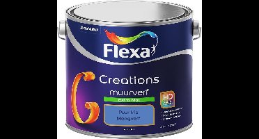 Flexa Creations Muurverf - Extra Mat - Mengkleuren Collectie - Puur Iris - 2,5 liter