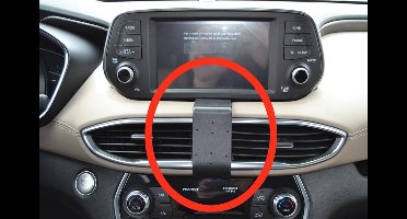 Brodit ProClip houder geschikt voor Hyundai Santa Fe 2019 - Center mount