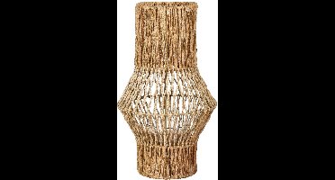 Mica Decorations Bobbie Lantaarn - 21x21x35 cm - Jute - Lichtbruin