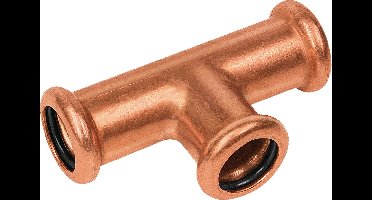 Bonfix Pressfitting roodkoper WATER T-koppeling - verlopend 28x18x28 - 3 x press - (m-profiel)
