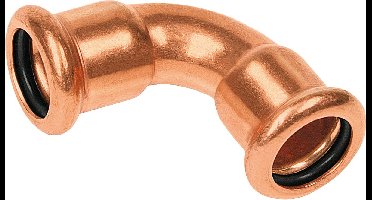 Bonfix Pressfitting roodkoper WATER Bocht 90� 67 x 67 - 2 x press - (m-profiel)