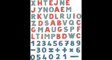 Smoby 72 Letters En Magnetische Cijfers Transparant