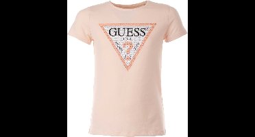 Guess Girls Logo Shirt Champagne - Maat 152