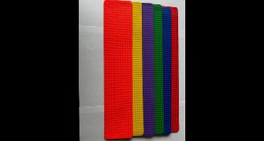 Vloermarkeringen - 6x strip rechthoek - vloermarkering