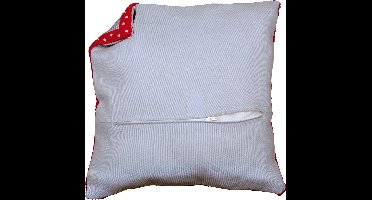Vervaco - Kussenrug met rits - grijs - PN-0170420 - Borduren - Borduurpakket - Borduurpakket volwassenen - Borduurpakket kind