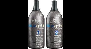 Salvatore Blue Gold Premium KIT 2x1000ml Brasiliaans Keratine Behandeling