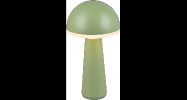 REALITY FUNGO - Tafellamp - Pistache groen - incl. 1x SMD 2W - Aanpasbare lichtkleur - Traploos dimmbaar - Oplaadbaar - Snoerloos - Buitenverlichting - IP54