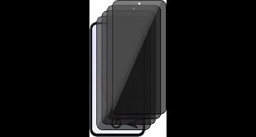 Privacy Screenprotector geschikt voor Samsung Galaxy A35 - 4x Volledig Dekkend Glas Screen Protector