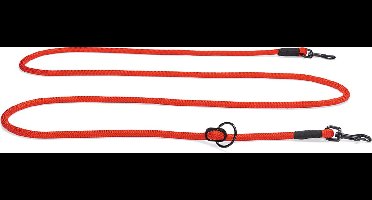 Beeztees Premium Parinca - Hondenriem - Rond - Nylon - Rood - 280x1,2 cm