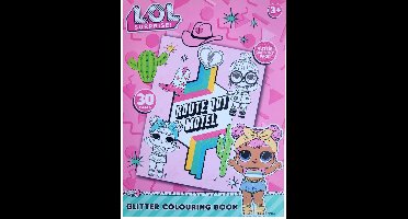 L.O.L. Suprise! - Glitter kleurboek - 30 pagina's - dikker wit papier - knutselen - creatief - kado