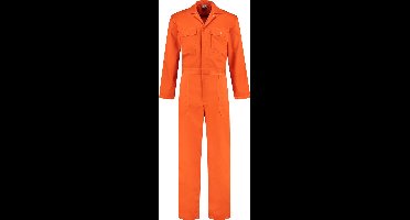 Overall polyester/katoen oranje maat 70