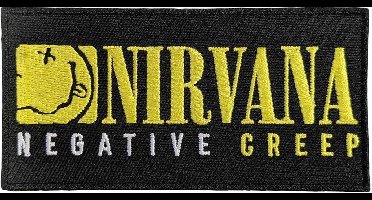 Nirvana - Negative Creep Patch - Zwart