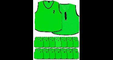(Pack of 15) Mesh Numberood 1 - 15 Training Bibs (Youths, Adult)