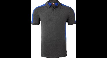 HAVEP Polo Bicolor 10074 - Charcoal/Korenblauw - 2XL