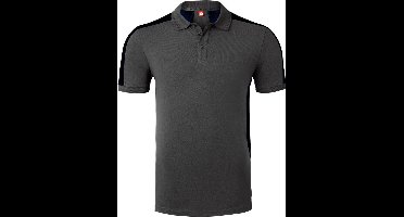 HAVEP Polo Bicolor 10074 - Charcoal/Zwart - XL