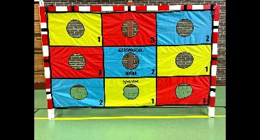 Spordas - Gatendoek handbaldoel - 300x180 centimeter - Target trainer - gym