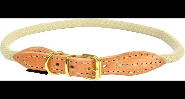 Duvoplus - Halsband Voor Dieren - Hond - Explor Forest Halsband Nylon M - 41-49cm/14mm Beige - 1st