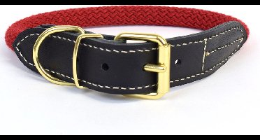 Duvoplus - Halsband Voor Dieren - Hond - Explor Forest Halsband Nylon M - 47-51cm/8mm Rood - 1st