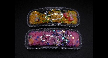 Klik-klak haarspeldjes confetti #1 - Kinderen - Feestje - Bewegende confetti