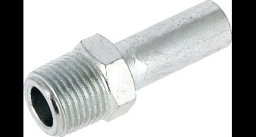 Bonfix Pressfitting staalverzinkt CV Insteekkoppeling 1/2 x �22 - conische buitendraad (R) x insteek