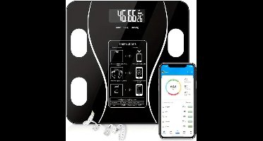 Weegschaal-Slimmer Digitale LED-weegschaal-Vet-Lichaams vet-BMI-Body scan-Spiermassa-Afvallen-Lichaams analyse-Valentijn-valentijn cadeautje voor haar-valentijn cadeautje voor hem