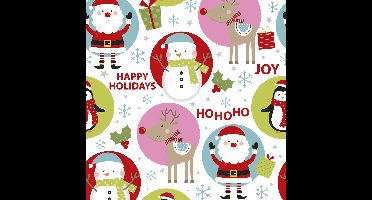 Kangaro toonbankrol - Kerst kids - 50 cm x 200 meter - 80 gram - K-692295-50