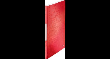 Leitz WOW Showalbum - A4 - Voor 80 A4 Formaten Met 40 Insteekhoezen - Rood