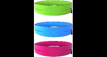 Handige waterbestendige hardlopersriem met zakken