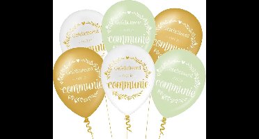 Paper Dreams Ballonnen Communie - Feestdecoratie - 6 stuks - 30 cm