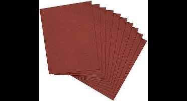 Silverline Aluminiumoxide schuurvellen, 10 pak 120 korrelmaat