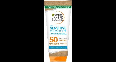 Garnier Ambre Solaire Sensitive Expert+ Zonnebrandmelk SPF 50+ Ceramide Protect - 2 x 175 ml - Voordeelverpakking