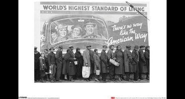 Kunstdruk Time Life - World's Highest Standard of Living 30x40cm