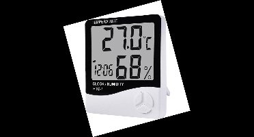 *** Thermometer - Hygrometer - Weerstation - Luchtvochtigheidsmeter - Thermometer voor Binnen - Zelfklevend - van Heble® ***