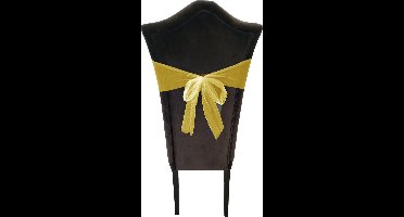 Tule stof op rol - geel - 30cm x 9meter - Organza/mesh decoratie stoffen