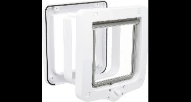 Trixie - 4-Weg Kattenluik - Grijs - 22X20 cm