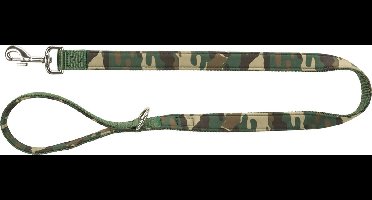 Trixie Hondenriem Boho Ruiten Premium Met Neopreen Karamel