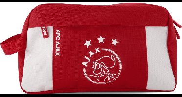 Ajax-toilettas wit/rood