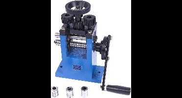 HBM Professionele Strekwals Juwelierswals met 4 Rollen 6,5 cm Breed 15 cm Lang 50 mm