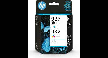HP 937 - Inkcartridge - Kleur en Zwart