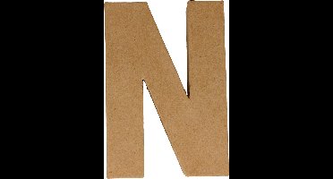 Artemio letter N papier-maché 15 cm