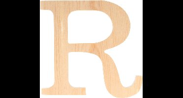Artemio houten letter R 19 cm