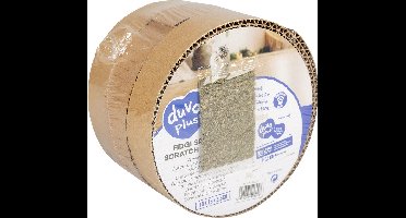 Duvoplus - Krabpaal - Kat - Fidgi Vervangkrabkarton 3st - 16x16x3,5cm - 3st